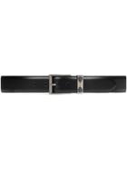 Gucci Leather Belt With Bees - Black