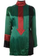 Jean Paul Gaultier Pre-owned Arrow Appliqué Long Top - Green