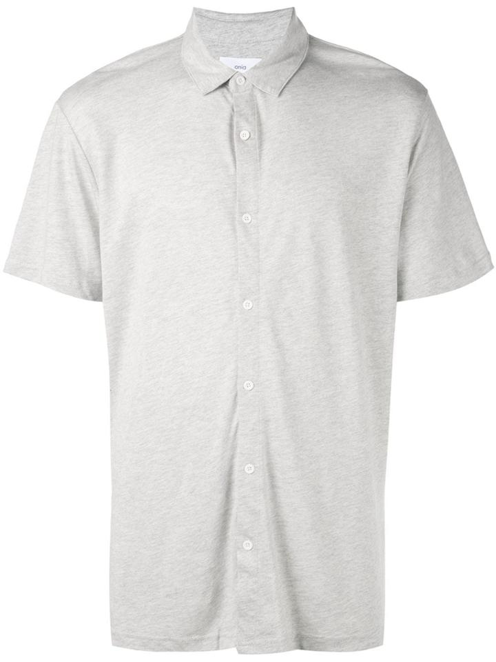 Onia Dylan Short-sleeve Shirt - Grey