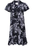 Cinq A Sept Printed Shirt Dress - Blue