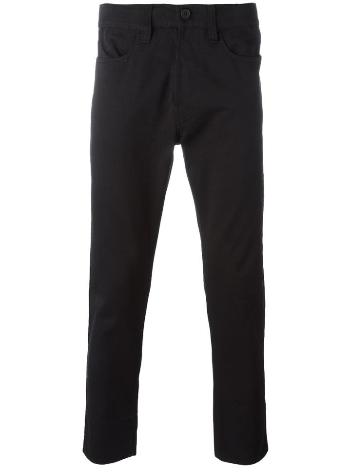 Marni Contrast Pocket Slim Jeans, Men's, Size: 30, Black, Cotton