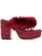 Marco De Vincenzo Textured Platform Sandals