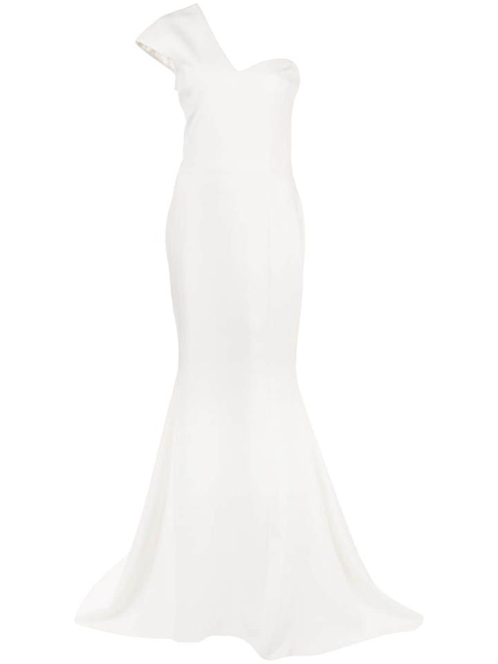 Christian Siriano Off-the-shoulder Gown - White