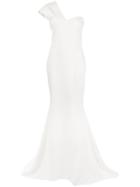 Christian Siriano Off-the-shoulder Gown - White