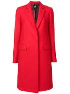 Ps By Paul Smith Fitted Coat - Red