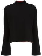 Proenza Schouler Flared Sleeve Turtleneck Jumper - Black