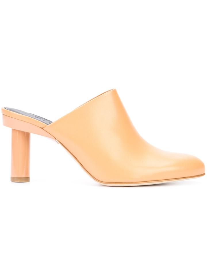 Tibi 'zoe' Mules - Nude & Neutrals
