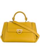 Salvatore Ferragamo Sofia Medium Tote Bag - Yellow & Orange