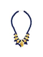Ek Thongprasert Stone Embellished Necklace, Women's, Blue, Silicone