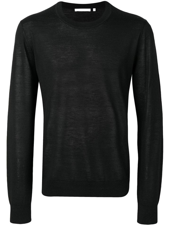 Helmut Lang Logo Print Sweater - Black