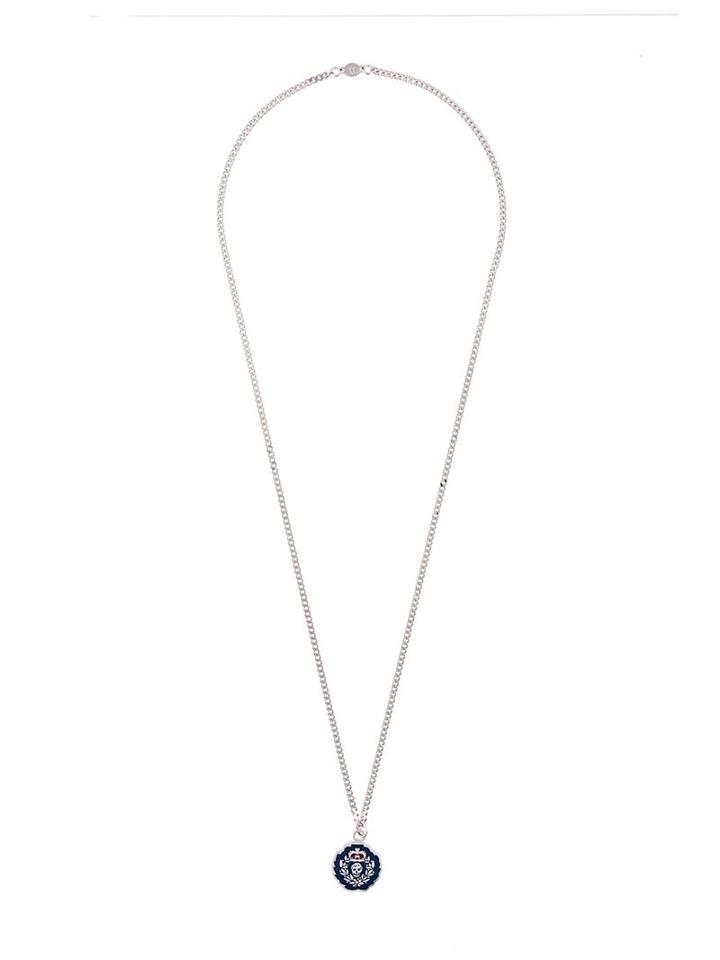 Alexander Mcqueen Skull Badge Pendant Necklace