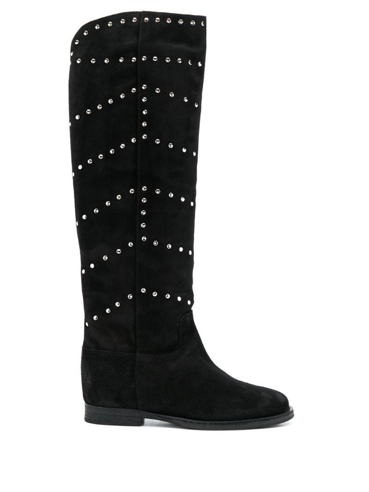 Via Roma 15 Via Roma 15 3198 Velour Nero Leather/fur/exotic