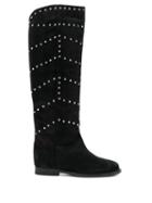 Via Roma 15 Via Roma 15 3198 Velour Nero Leather/fur/exotic