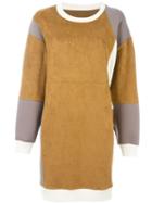 Mm6 Maison Margiela Panelled Sweatshirt Dress