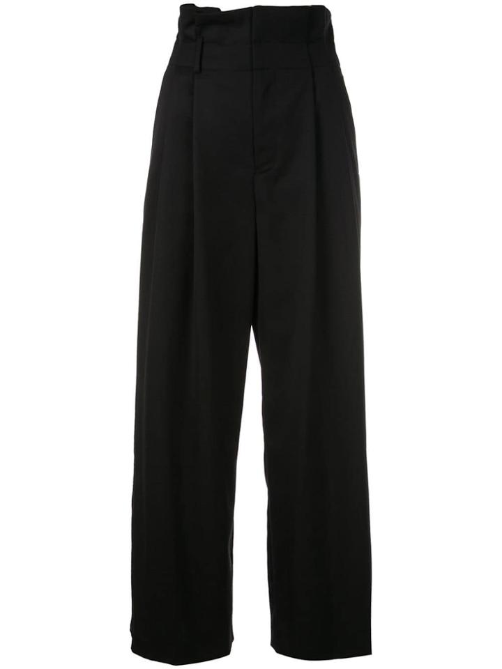 Comme Des Garçons Noir Kei Ninomiya High-waist Pleated Trousers -