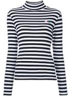 Fleamadonna Striped Longlseeved T-shirt, Women's, Size: Medium, Black, Cotton