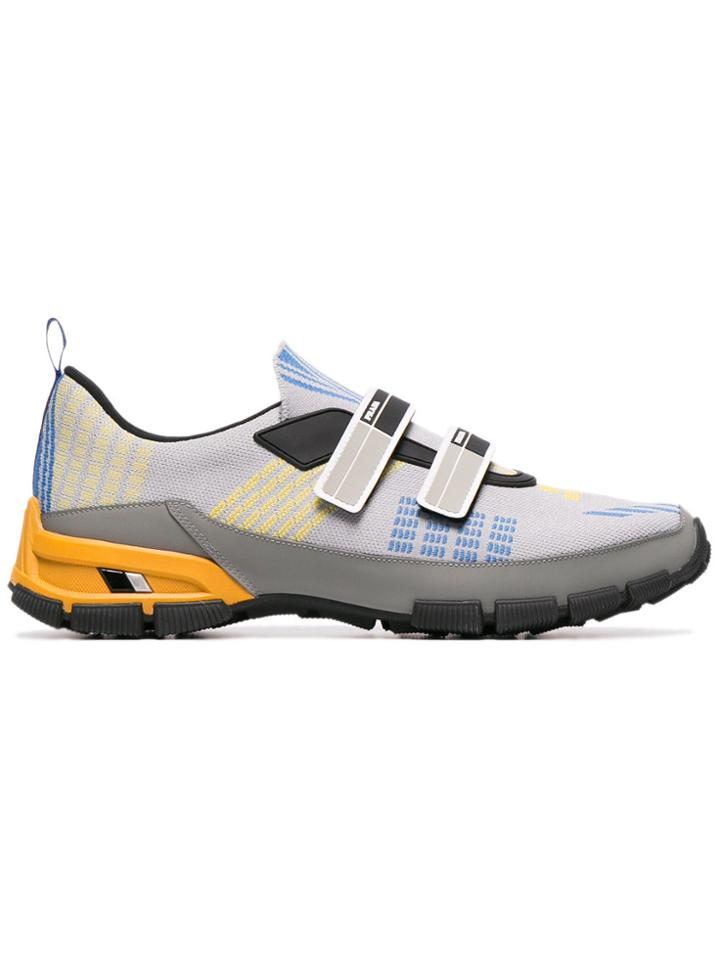 Prada Trail Nylon Sneakers - Grey