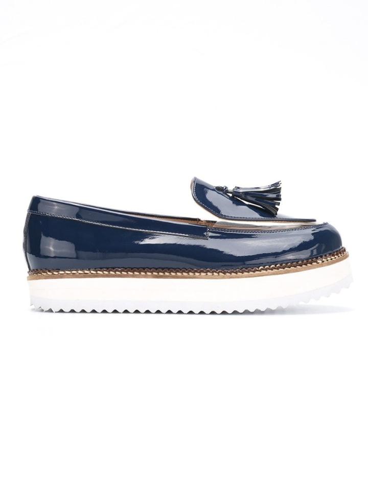 Egrey Panelled Flatforms - Blue
