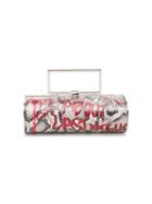 Elisabeth Weinstock Singapore Clutch Bag, Women's, Black, Leather/metal