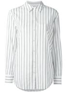 Equipment Classic Striped Shirt, Women's, Size: Xs, Nude/neutrals, Cotton