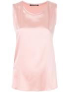 Luisa Cerano Sleeveless Top - Pink & Purple