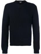 Lanvin Ribbed V-neck Jumper - Blue