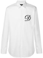 Dsquared2 Logo Sequin Embellished Shirt - White