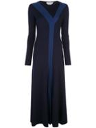 Gabriela Hearst Wool Pleated Dress - Blue