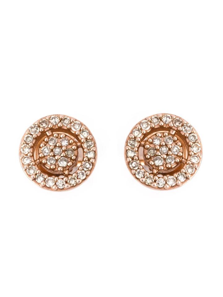 Astley Clarke Mini 'icon Aura' Stud Earrings - Metallic