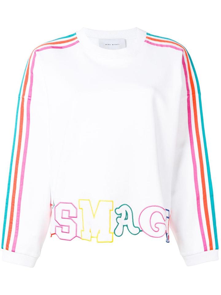 Mira Mikati It's Magic Cut-out Sweatshirt - White