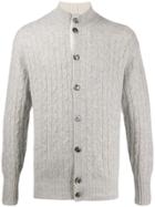 N.peal Milano Collar Sweater - Grey