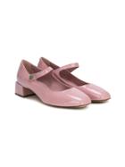 Dolce & Gabbana Kids Mary Jane Ballerinas - Pink & Purple