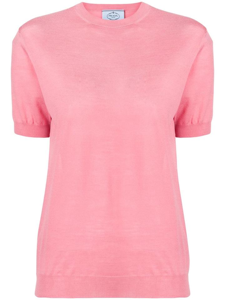 Prada Knit Top - Pink & Purple