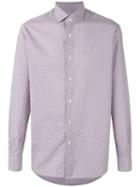 Checked Shirt - Men - Cotton - Xxl, Pink/purple, Cotton, Ermenegildo Zegna