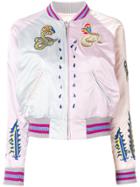Diesel Embroidered Snakes Bomber Jacket - Multicolour