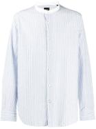 Boss Hugo Boss Round Neck Striped Shirt - Blue