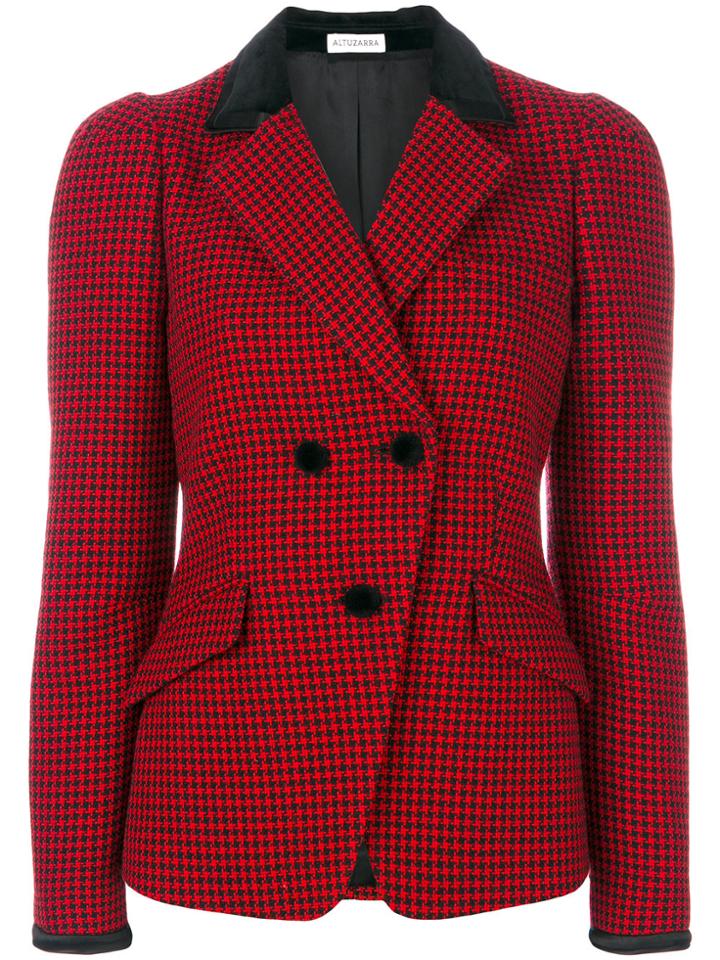 Altuzarra Double Breasted Blazer - Red