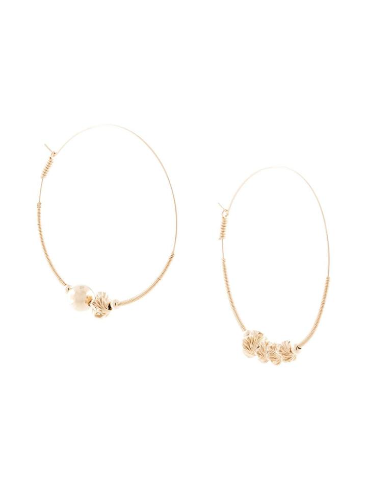 Petite Grand Sea Magic Hoop Earrings - Gold