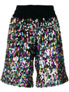 Mira Mikati Sequin Boxing Shorts - Multicolour