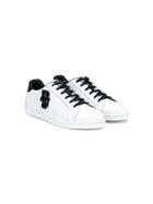 Dolce & Gabbana Kids Logo Patch Sneakers - White