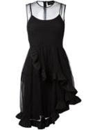 Simone Rocha Ruffled Tulle Dress, Women's, Size: 8, Black, Nylon/polyamide/cotton/polyester