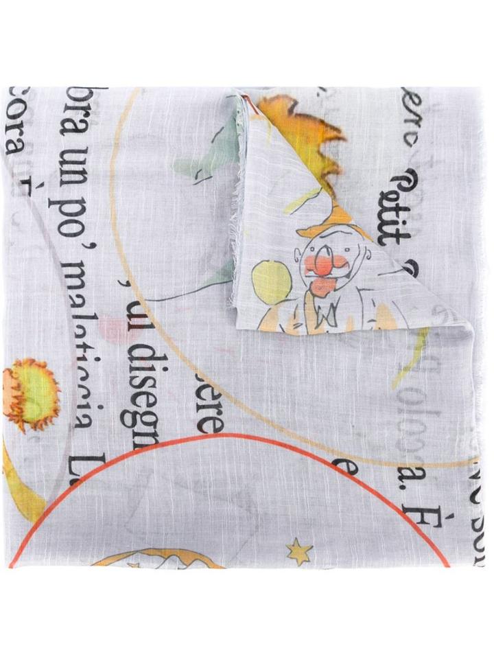 Faliero Sarti Illustrative Print Scarf
