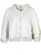 Unravel Project Lace Up Hoodie - Neutrals