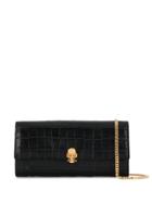 Alexander Mcqueen Skull Motif Clutch - Black