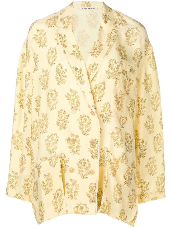 Acne Studios Printed Jacket - Yellow