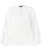Polo Ralph Lauren Tassel Detail Blouse - White