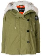 Ermanno Scervino Fox Fur Trim Parka - Green