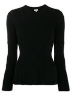 Kenzo Ribbed Knit Sweater - Black