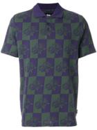 Stussy Checked Polo Shirt - Blue
