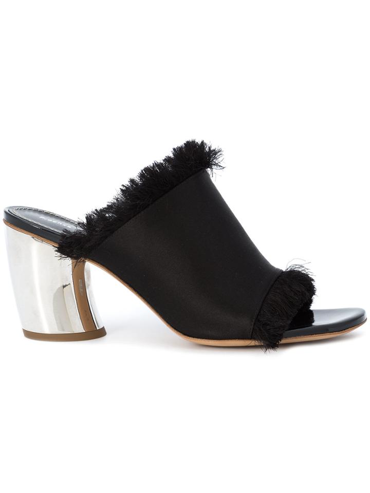 Proenza Schouler Curved Mid-heel Mules - Black